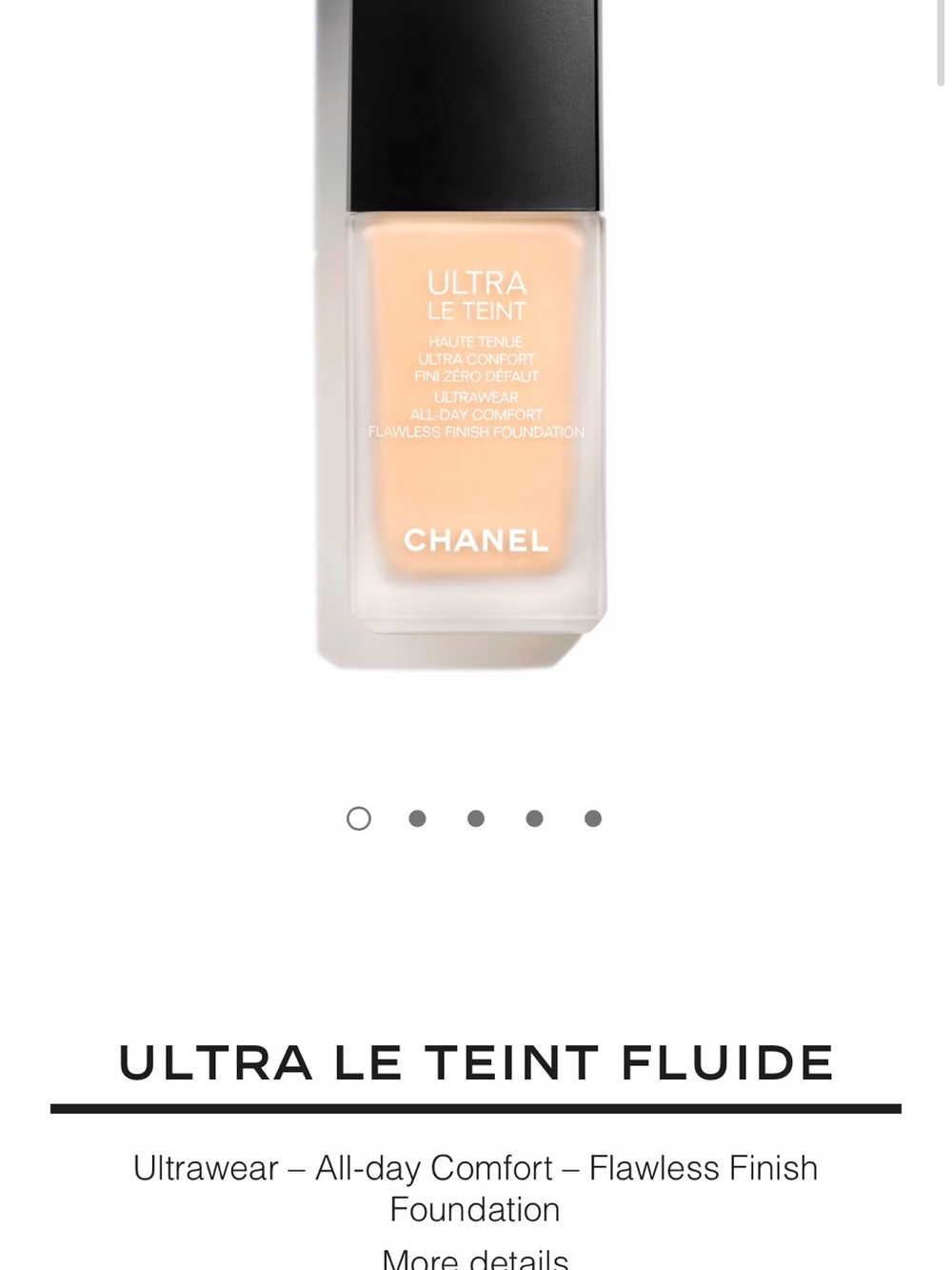 Chanel Ultra Le Teint Fluide Foundation